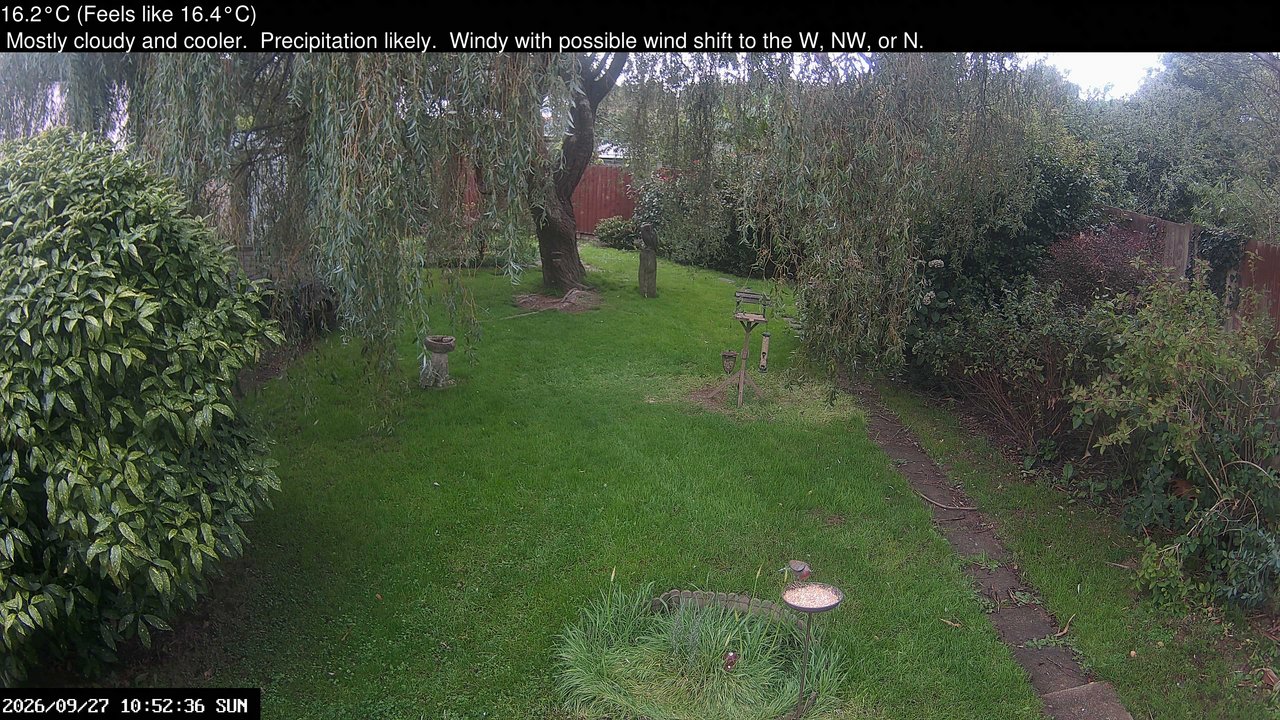 view from Wembury, Devon. Garden Cam on 2026-09-27