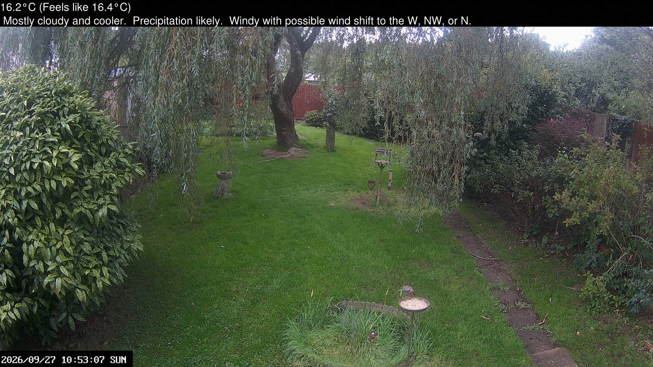view from Wembury, Devon. Garden Cam on 2026-09-27