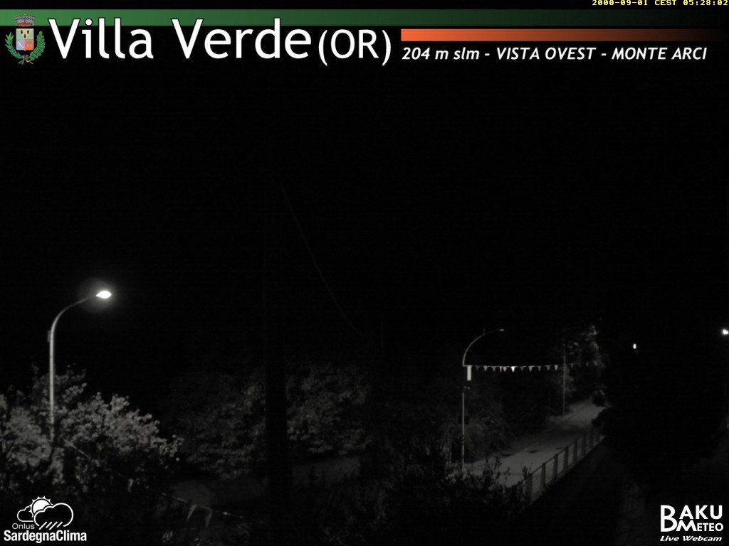 time-lapse frame, Baini Ovest webcam
