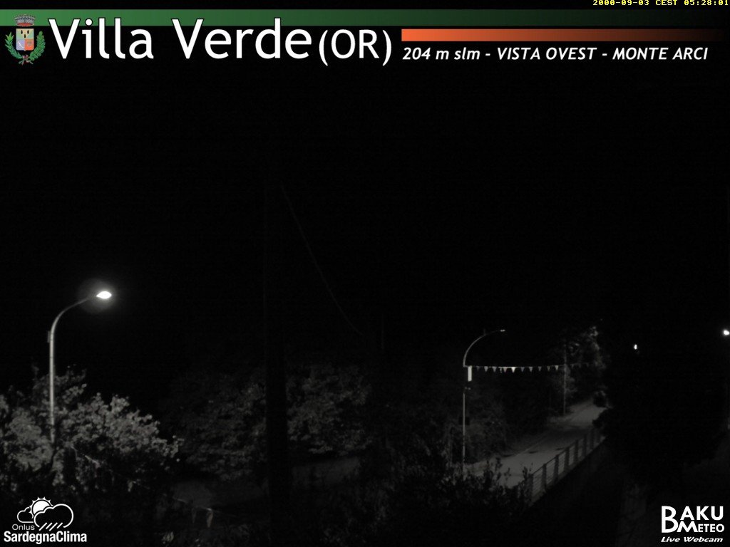 time-lapse frame, Baini Ovest webcam