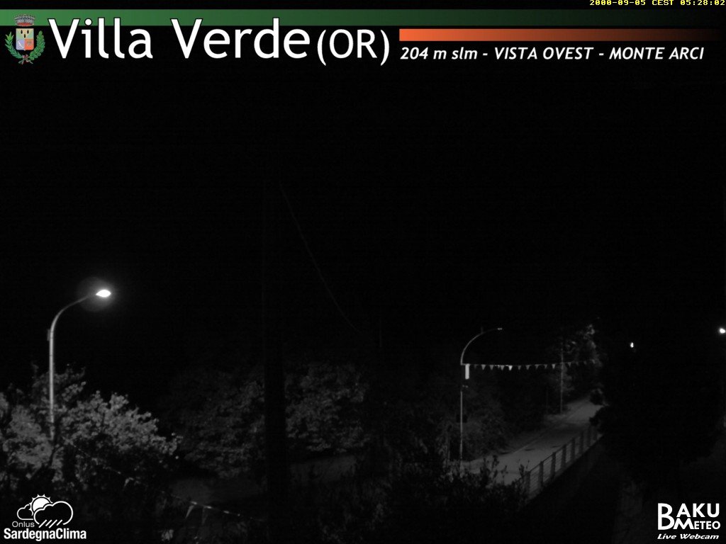 time-lapse frame, Baini Ovest webcam