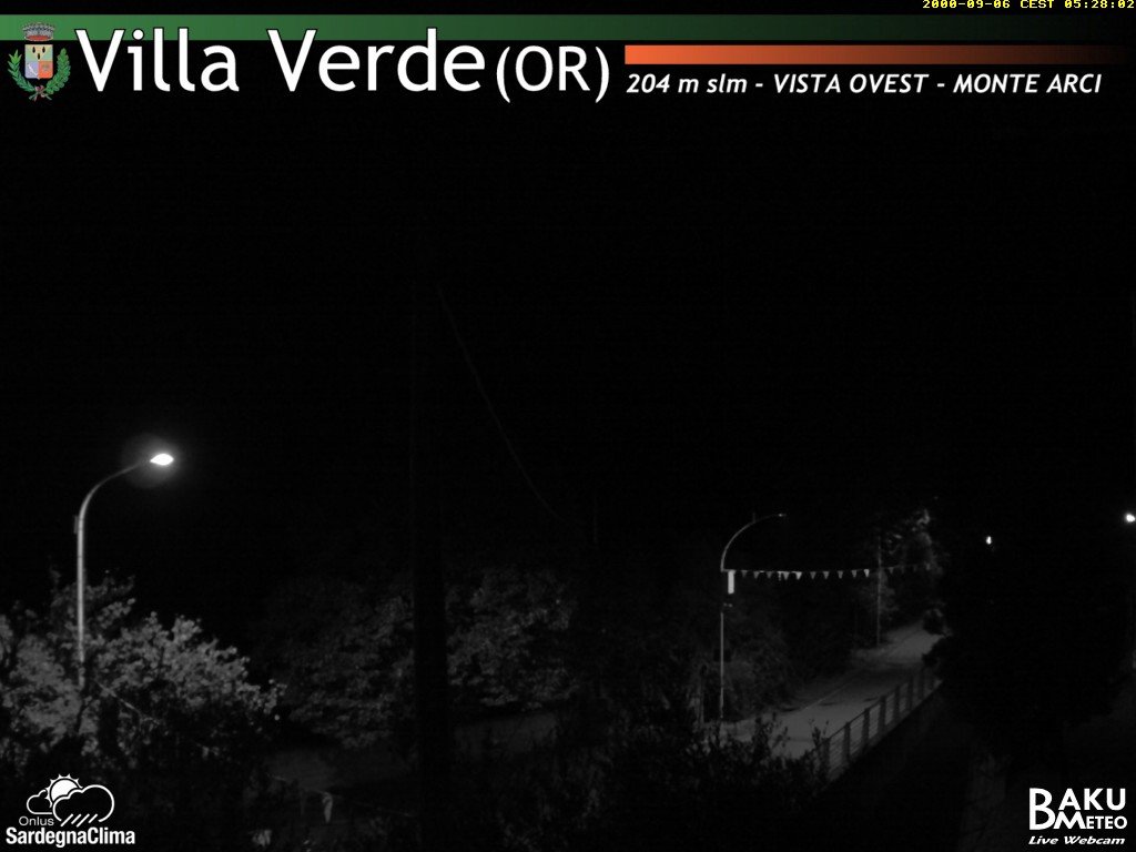 time-lapse frame, Baini Ovest webcam