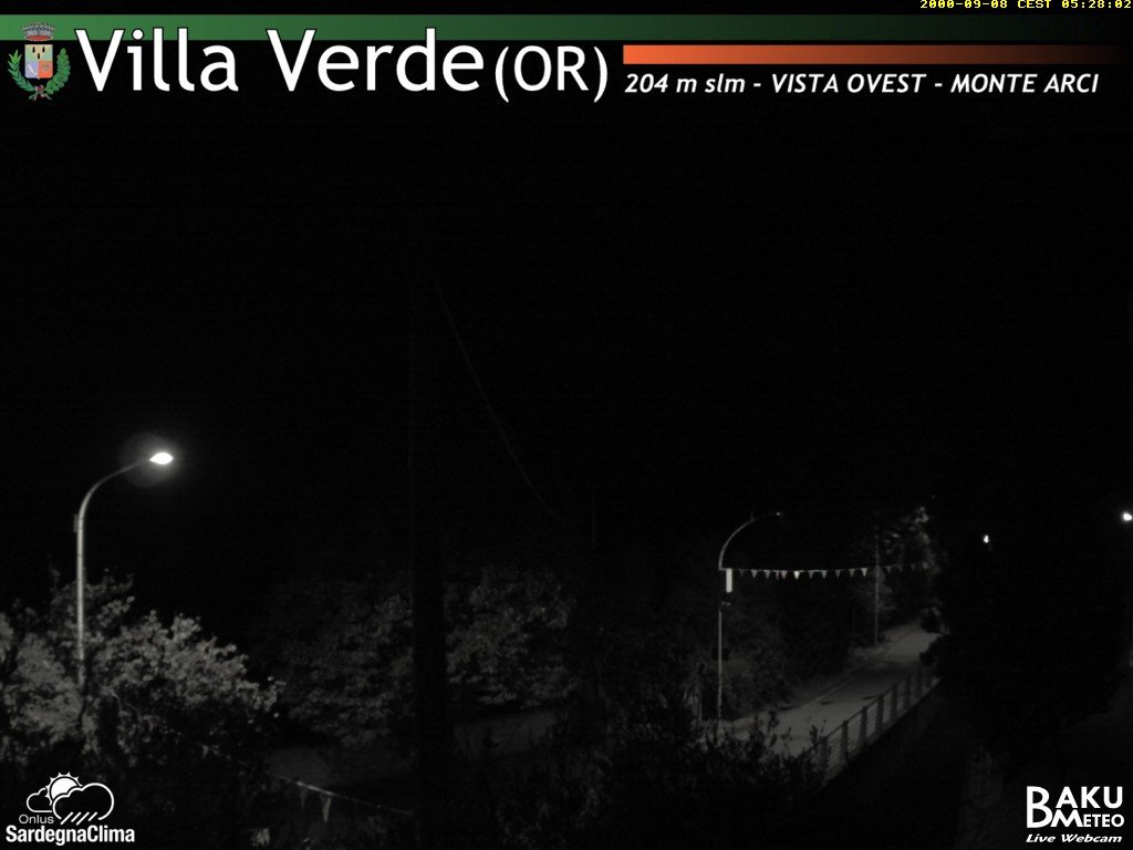 time-lapse frame, Baini Ovest webcam