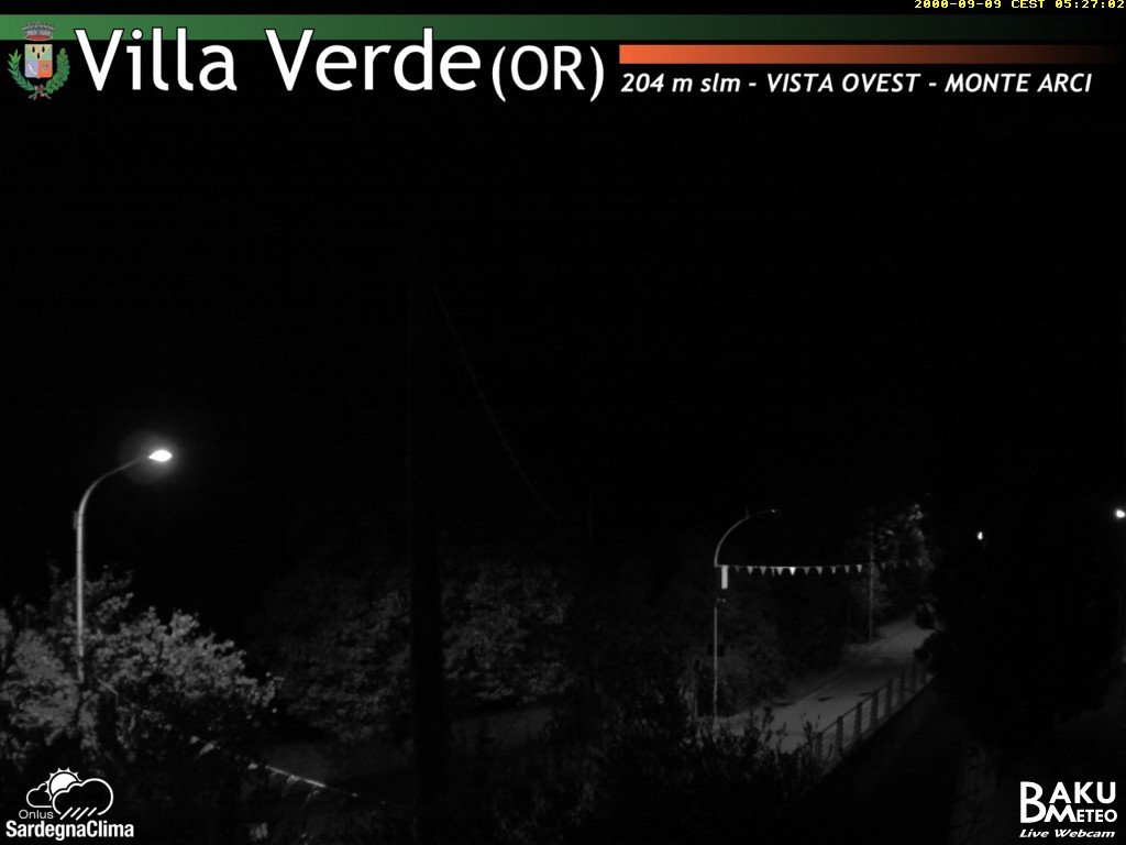 time-lapse frame, Baini Ovest webcam