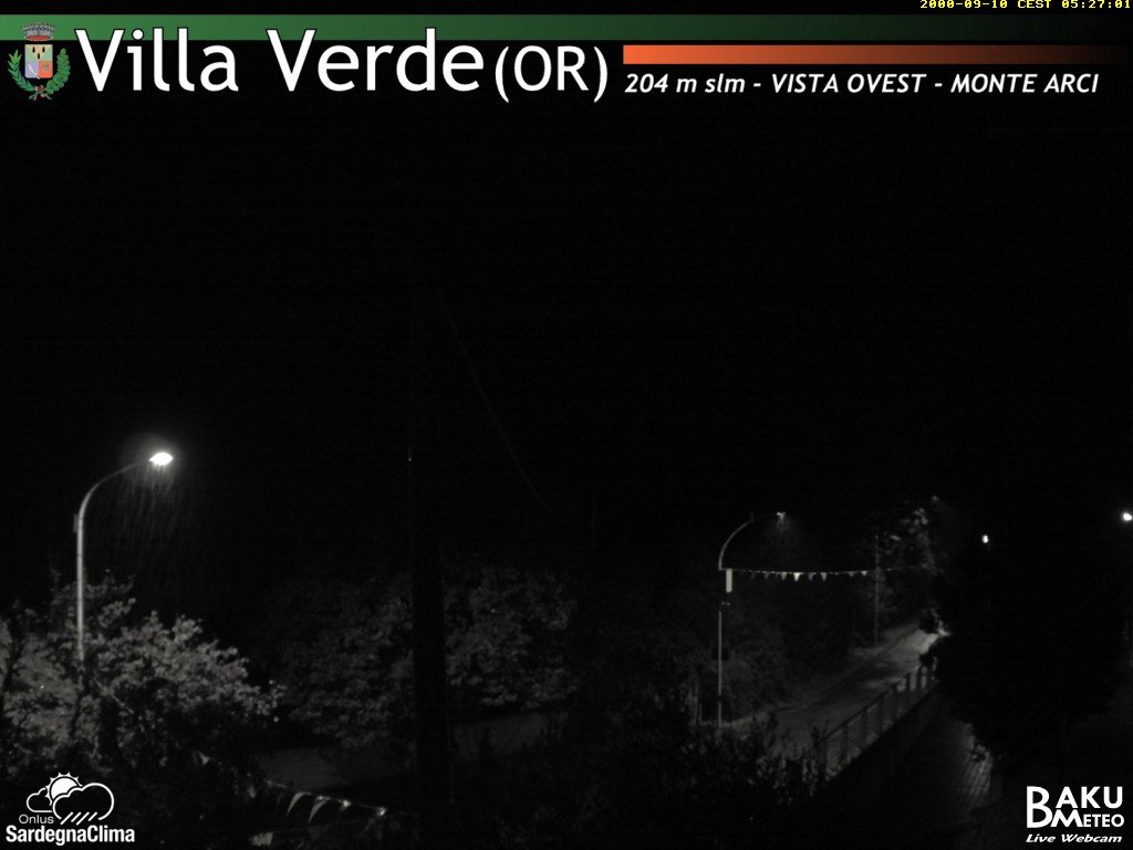 time-lapse frame, Baini Ovest webcam