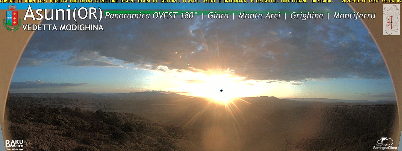 time-lapse frame, Asuni Ovest webcam