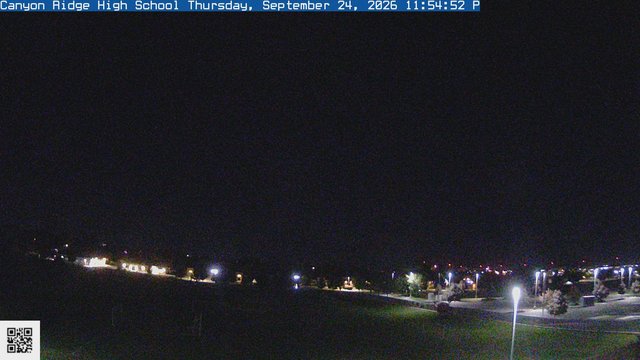 time-lapse frame, Canyon Ridge High School webcam