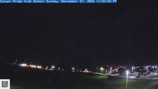 time-lapse frame, Canyon Ridge High School webcam
