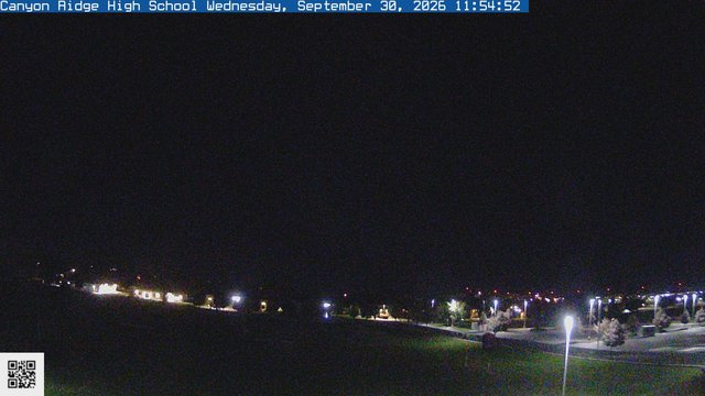 time-lapse frame, Canyon Ridge High School webcam