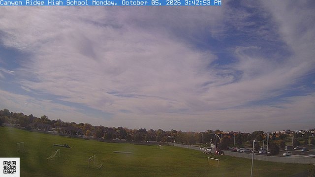 time-lapse frame, Canyon Ridge High School webcam