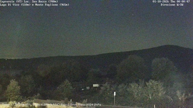 time-lapse frame, Caprarola San Rocco webcam