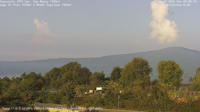 time-lapse frame, Caprarola San Rocco webcam