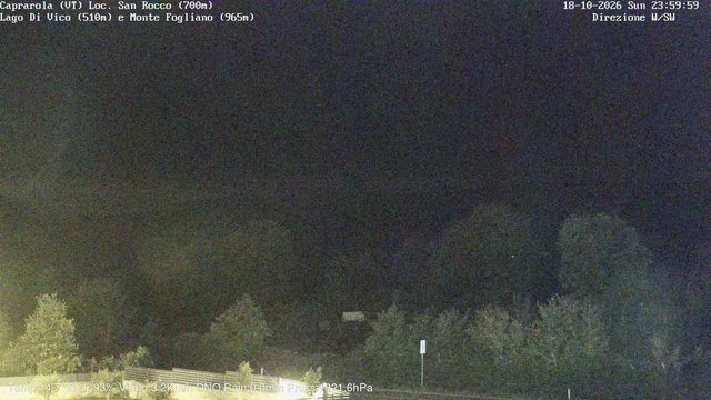 time-lapse frame, Caprarola San Rocco webcam