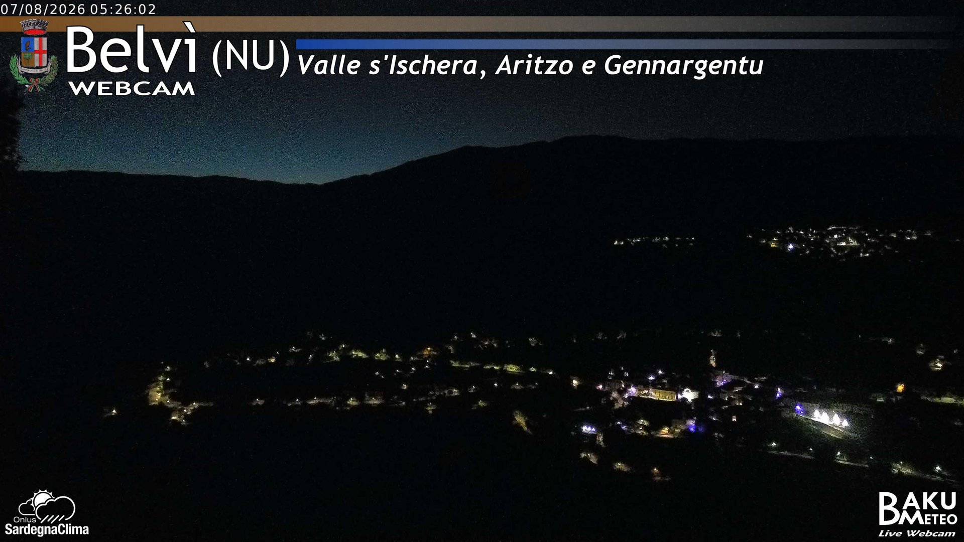 time-lapse frame, Belvì webcam