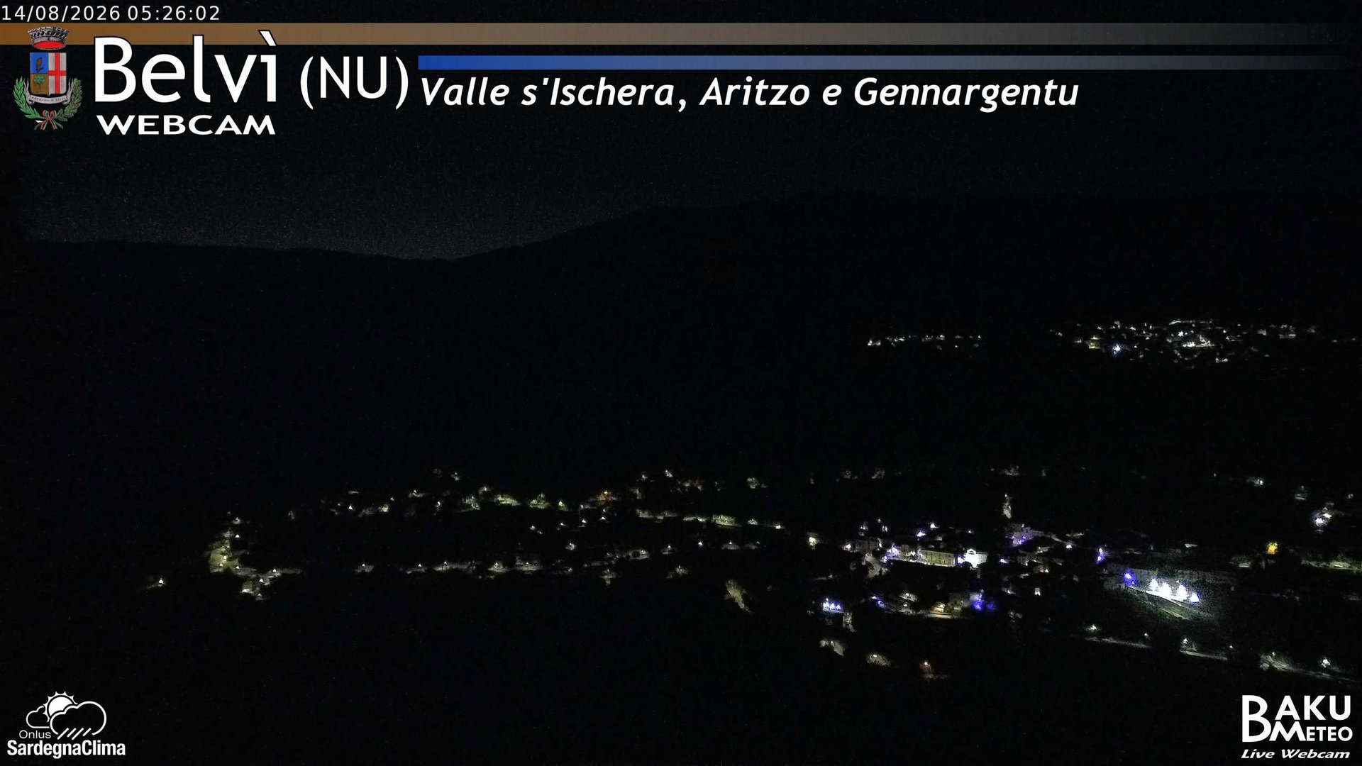 time-lapse frame, Belvì webcam