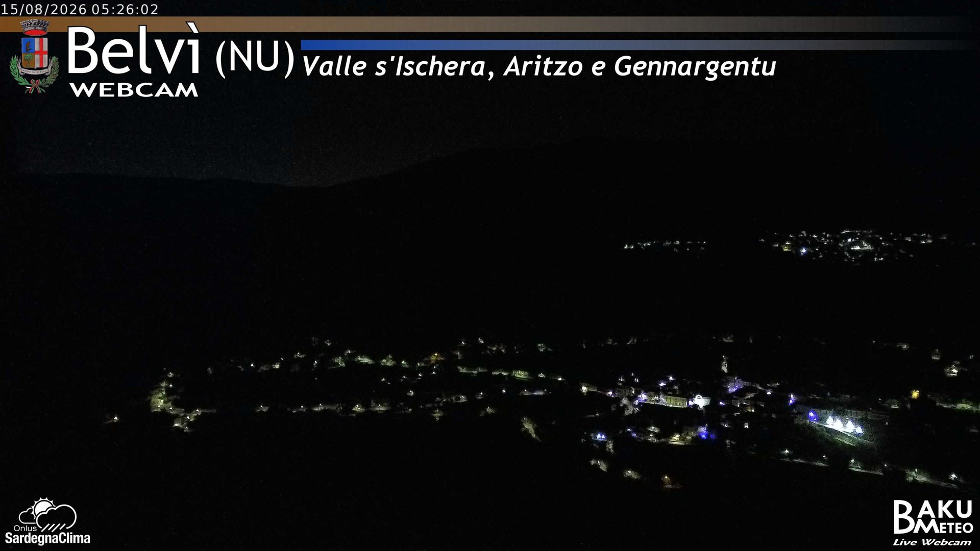 time-lapse frame, Belvì webcam