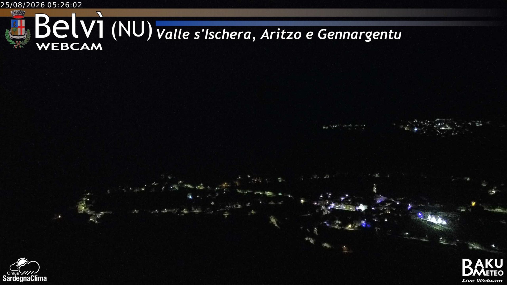 time-lapse frame, Belvì webcam