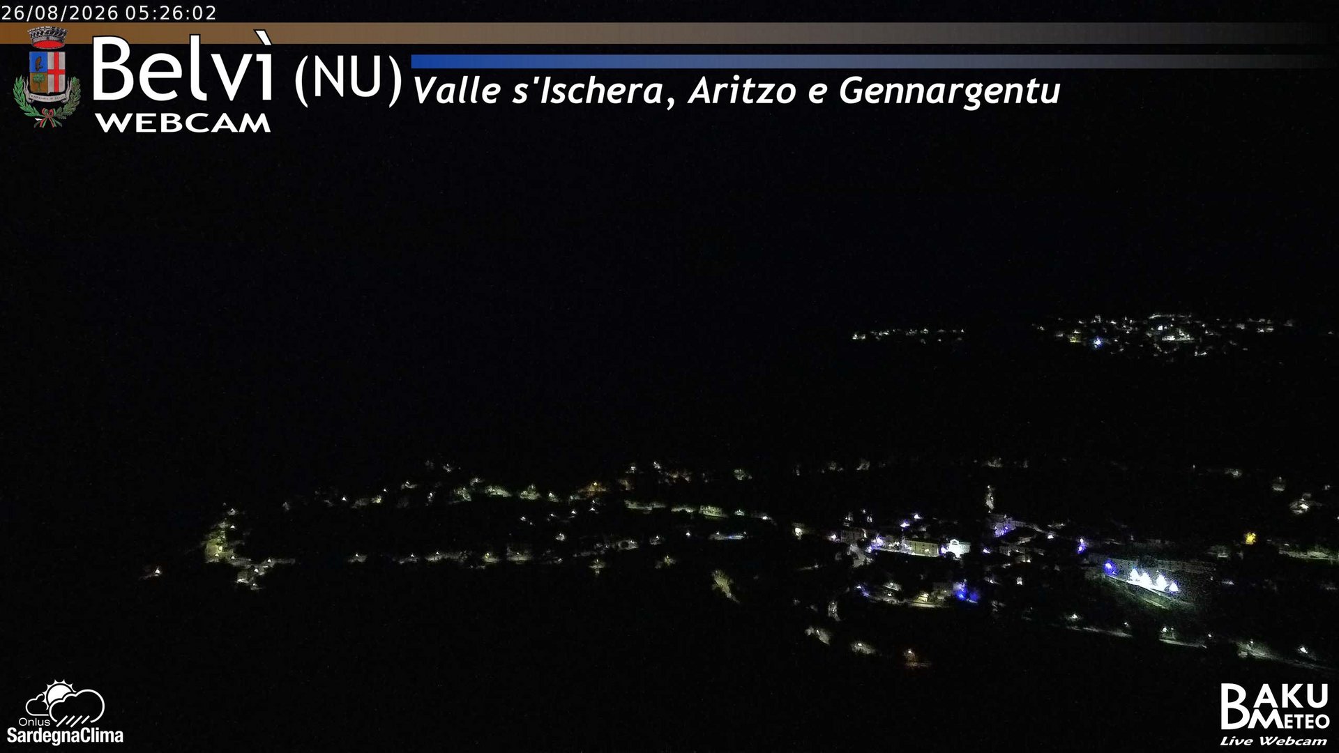 time-lapse frame, Belvì webcam