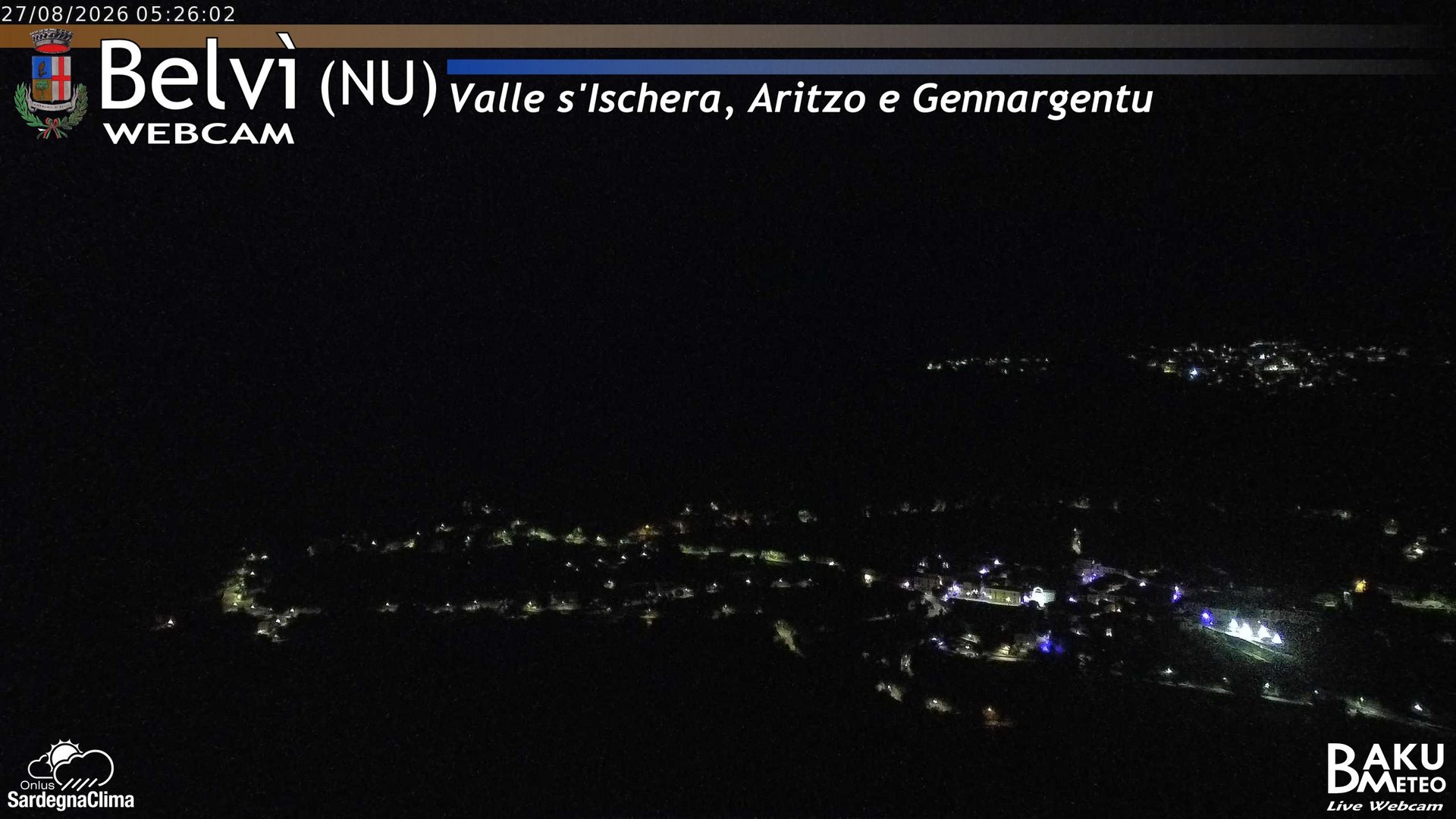 time-lapse frame, Belvì webcam