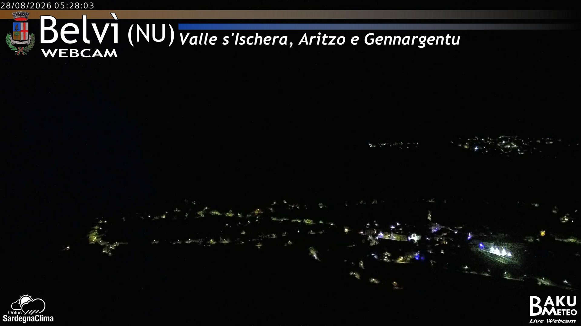 time-lapse frame, Belvì webcam