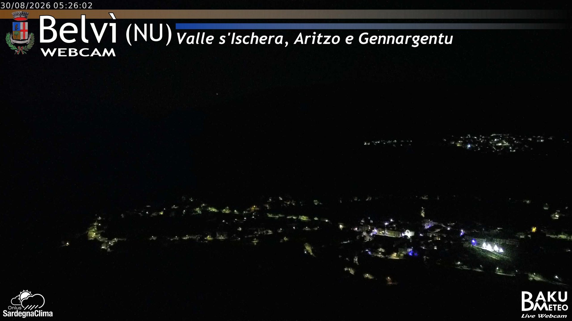 time-lapse frame, Belvì webcam