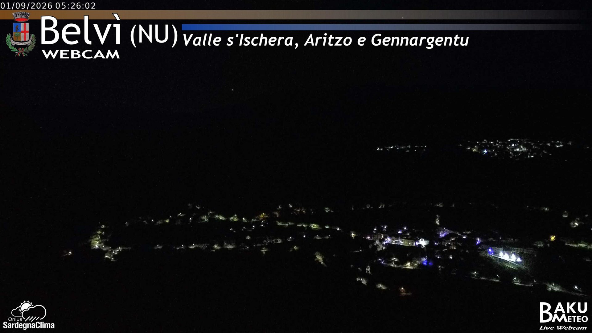 time-lapse frame, Belvì webcam