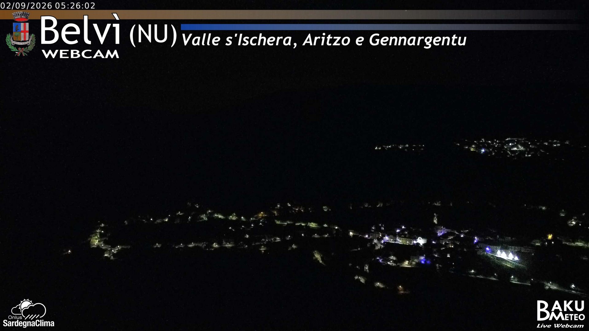 time-lapse frame, Belvì webcam