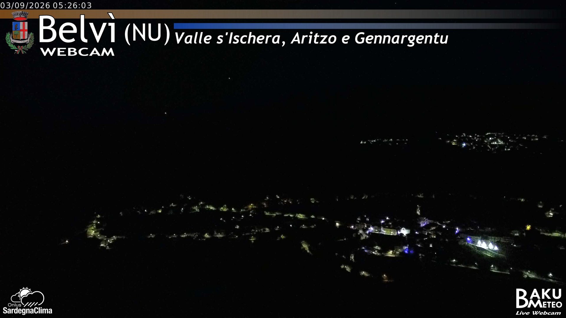 time-lapse frame, Belvì webcam