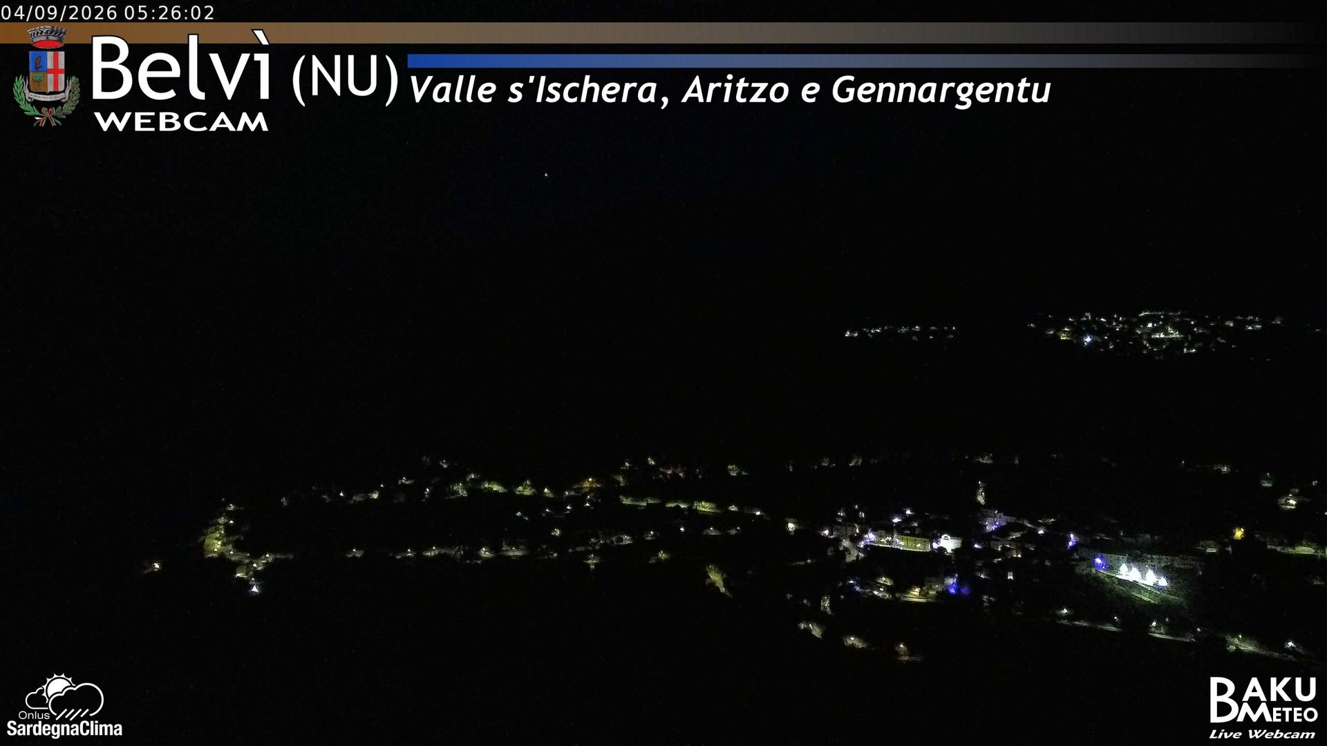 time-lapse frame, Belvì webcam