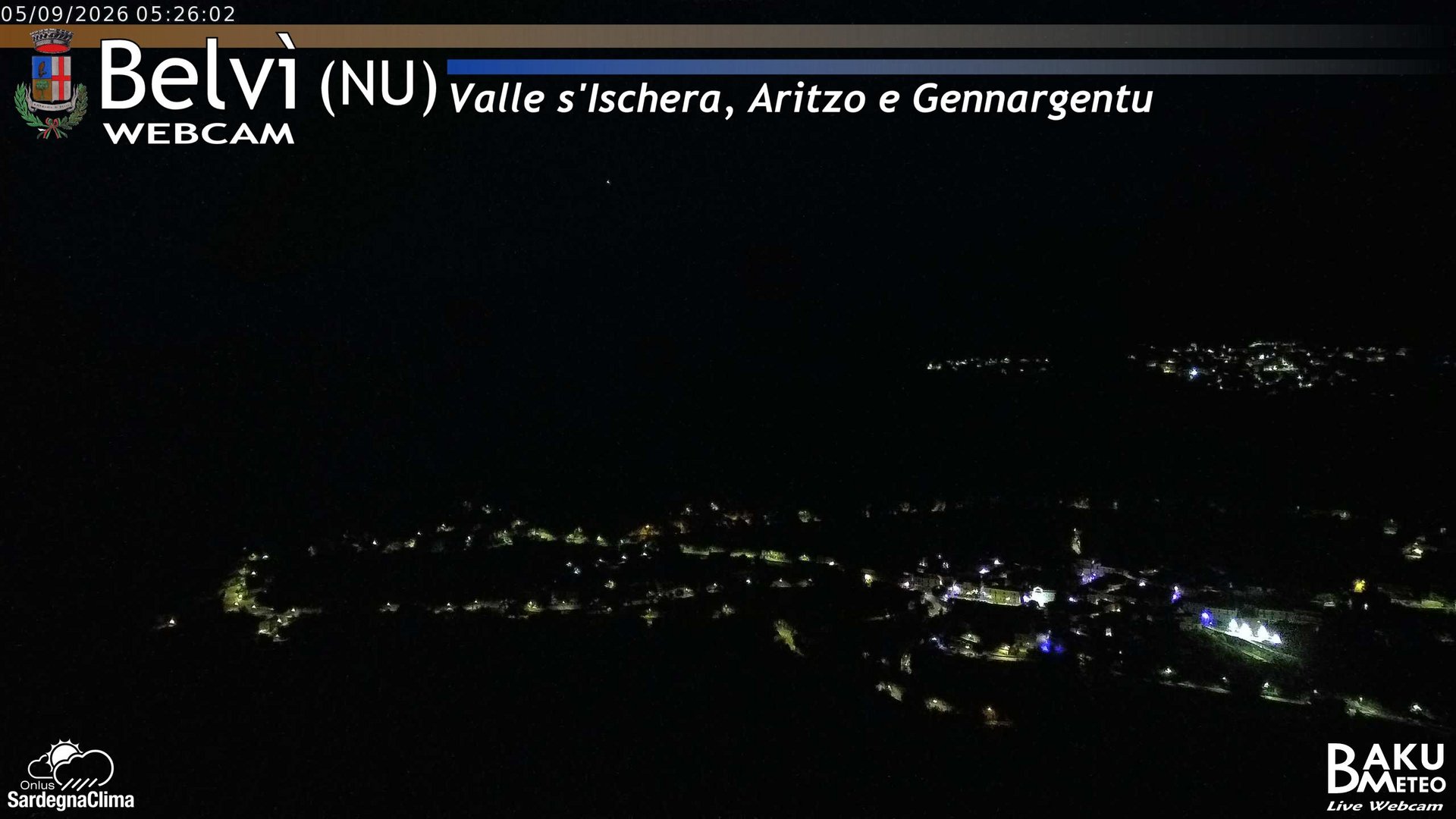 time-lapse frame, Belvì webcam