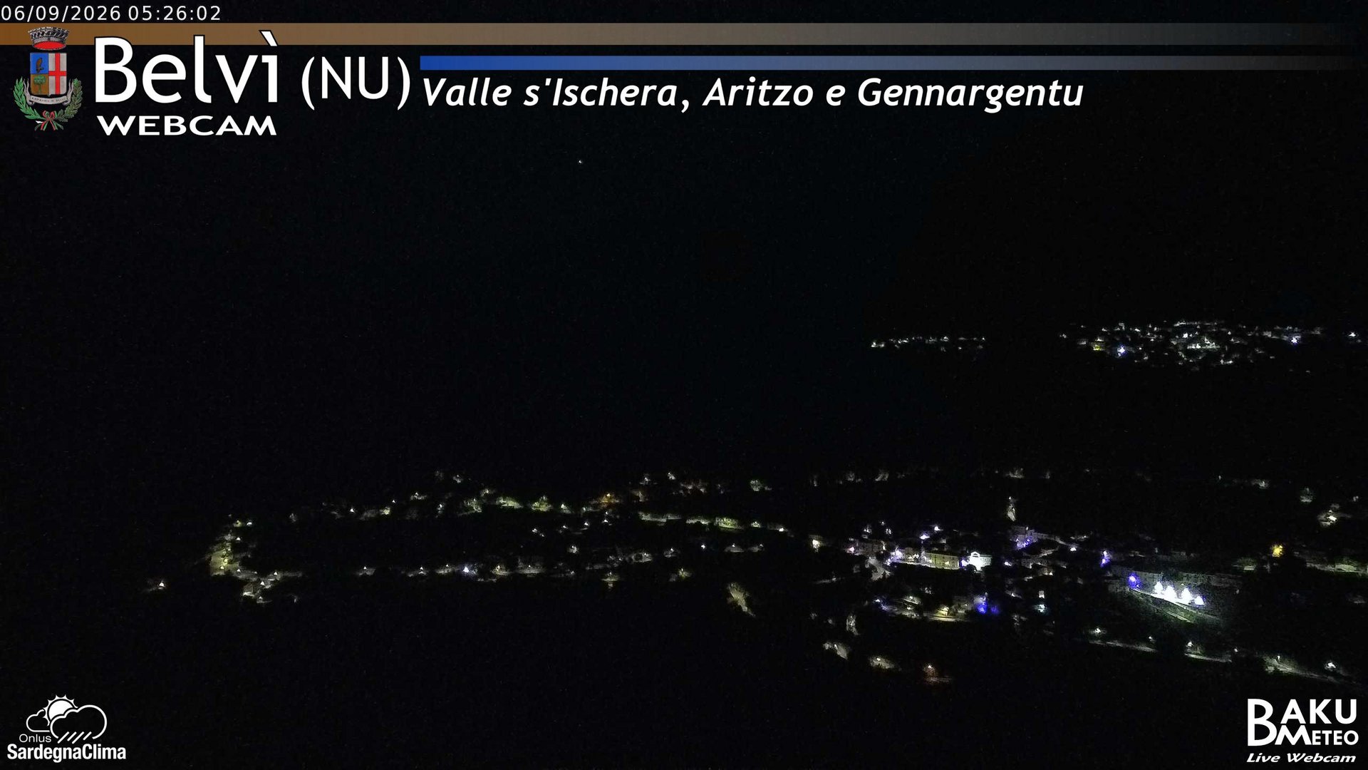 time-lapse frame, Belvì webcam