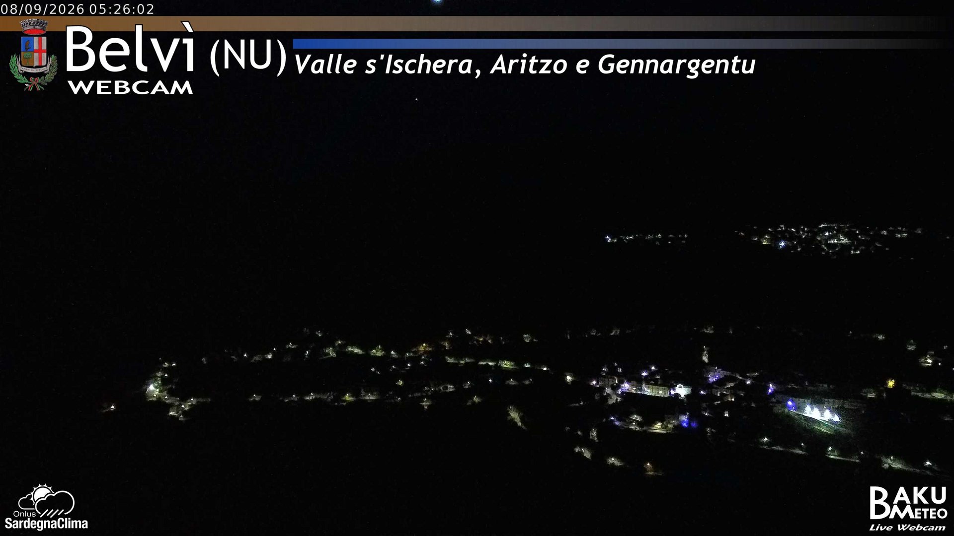 time-lapse frame, Belvì webcam
