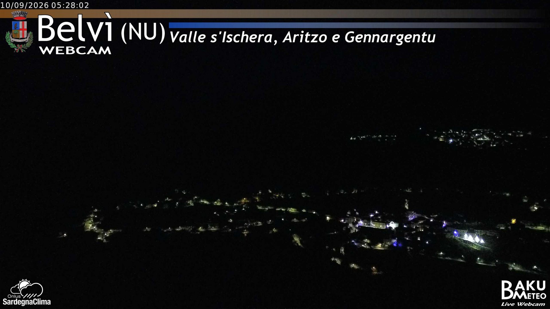 time-lapse frame, Belvì webcam
