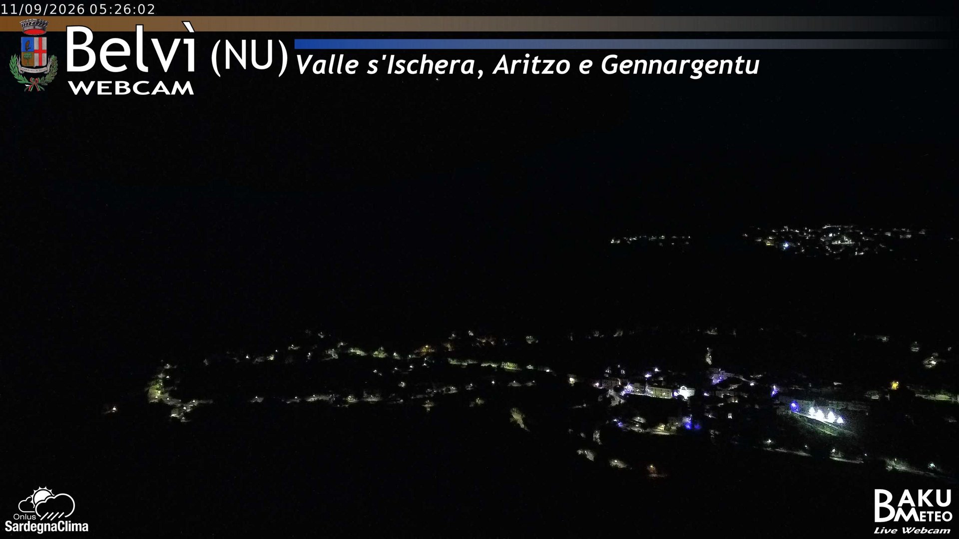time-lapse frame, Belvì webcam