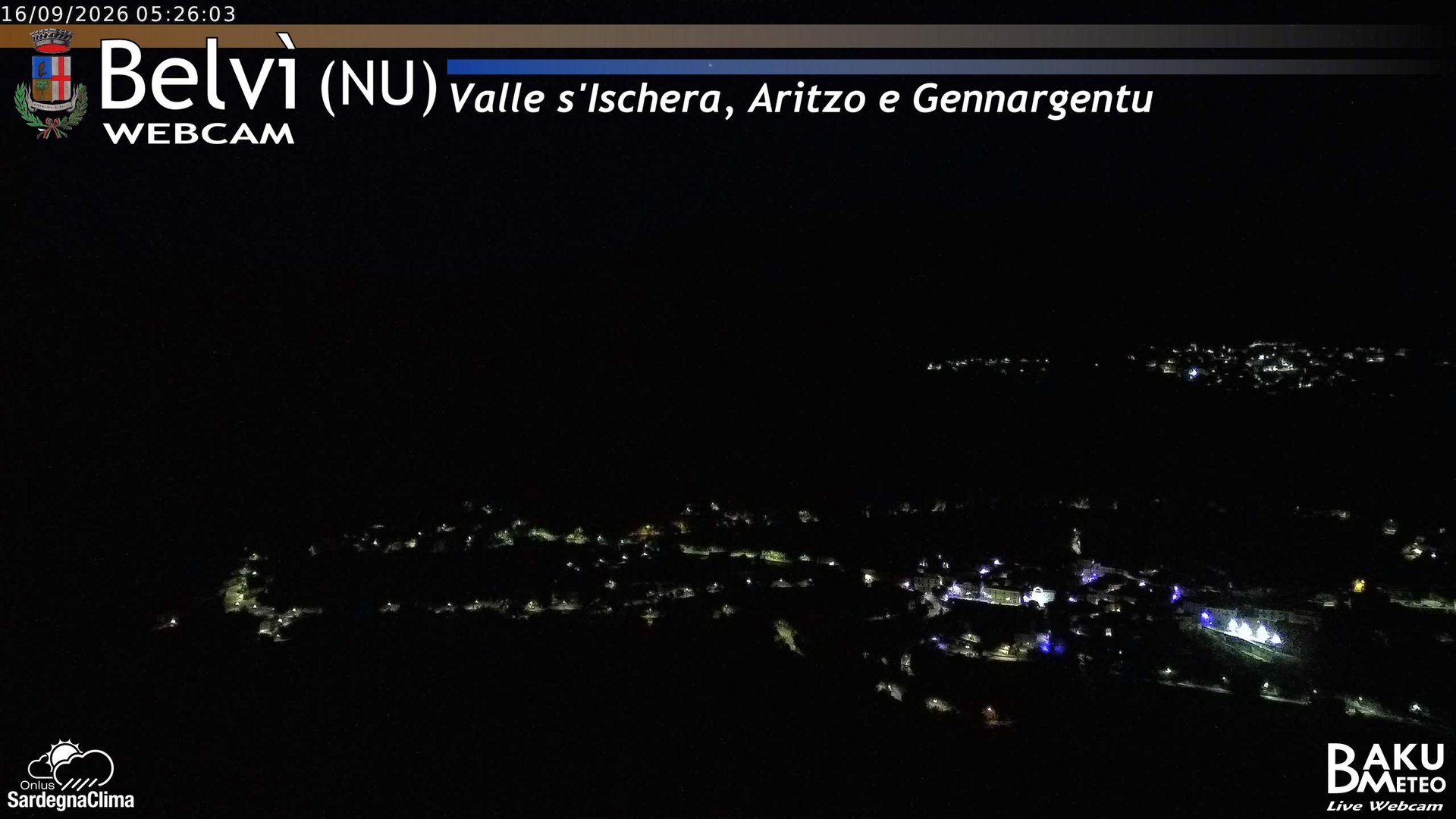 time-lapse frame, Belvì webcam