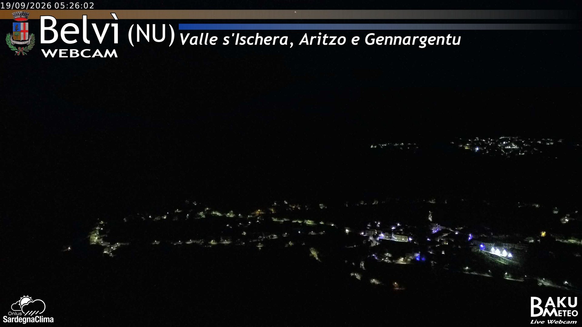 time-lapse frame, Belvì webcam