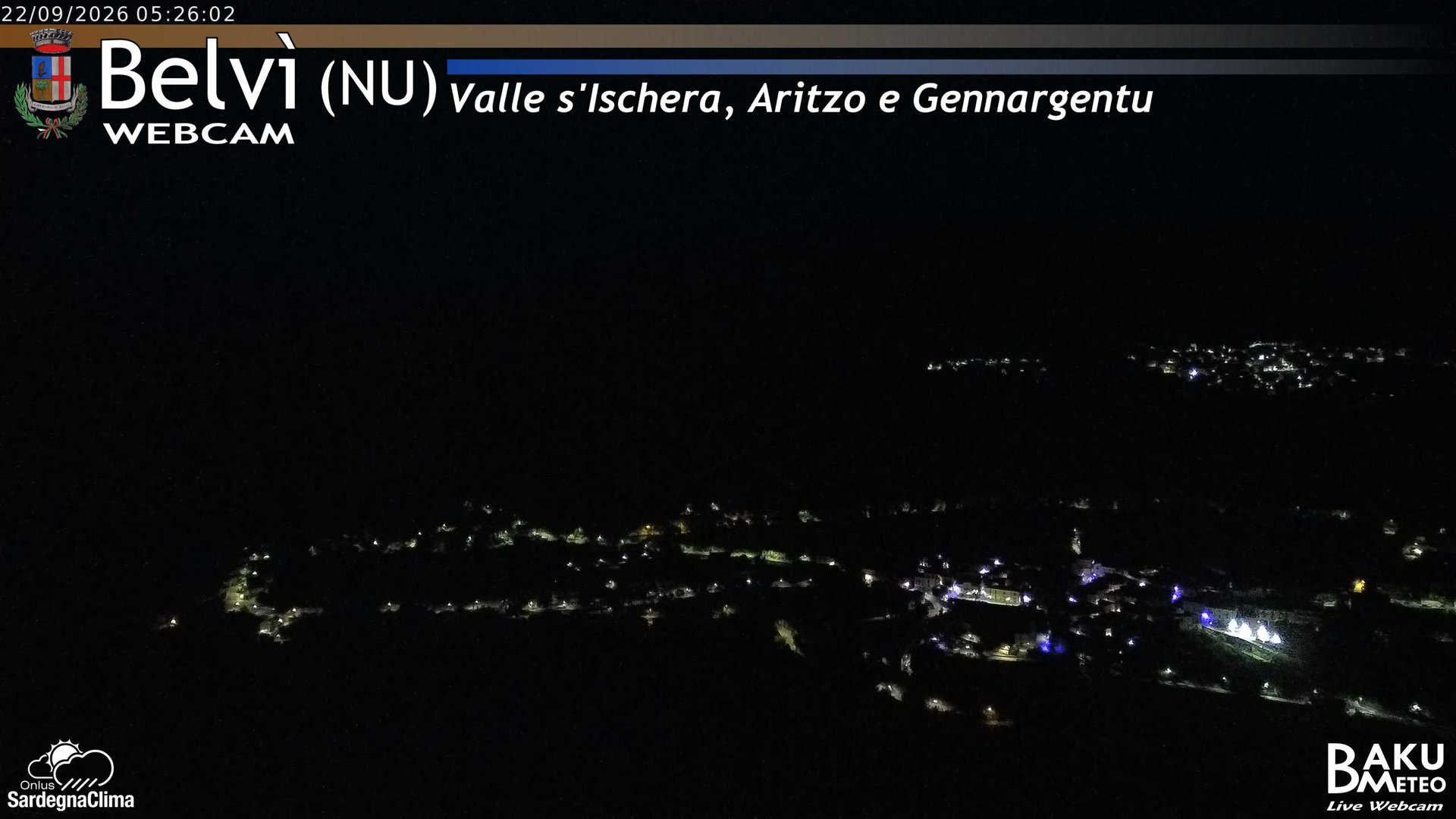 time-lapse frame, Belvì webcam