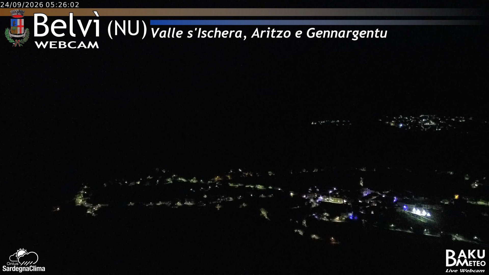 time-lapse frame, Belvì webcam