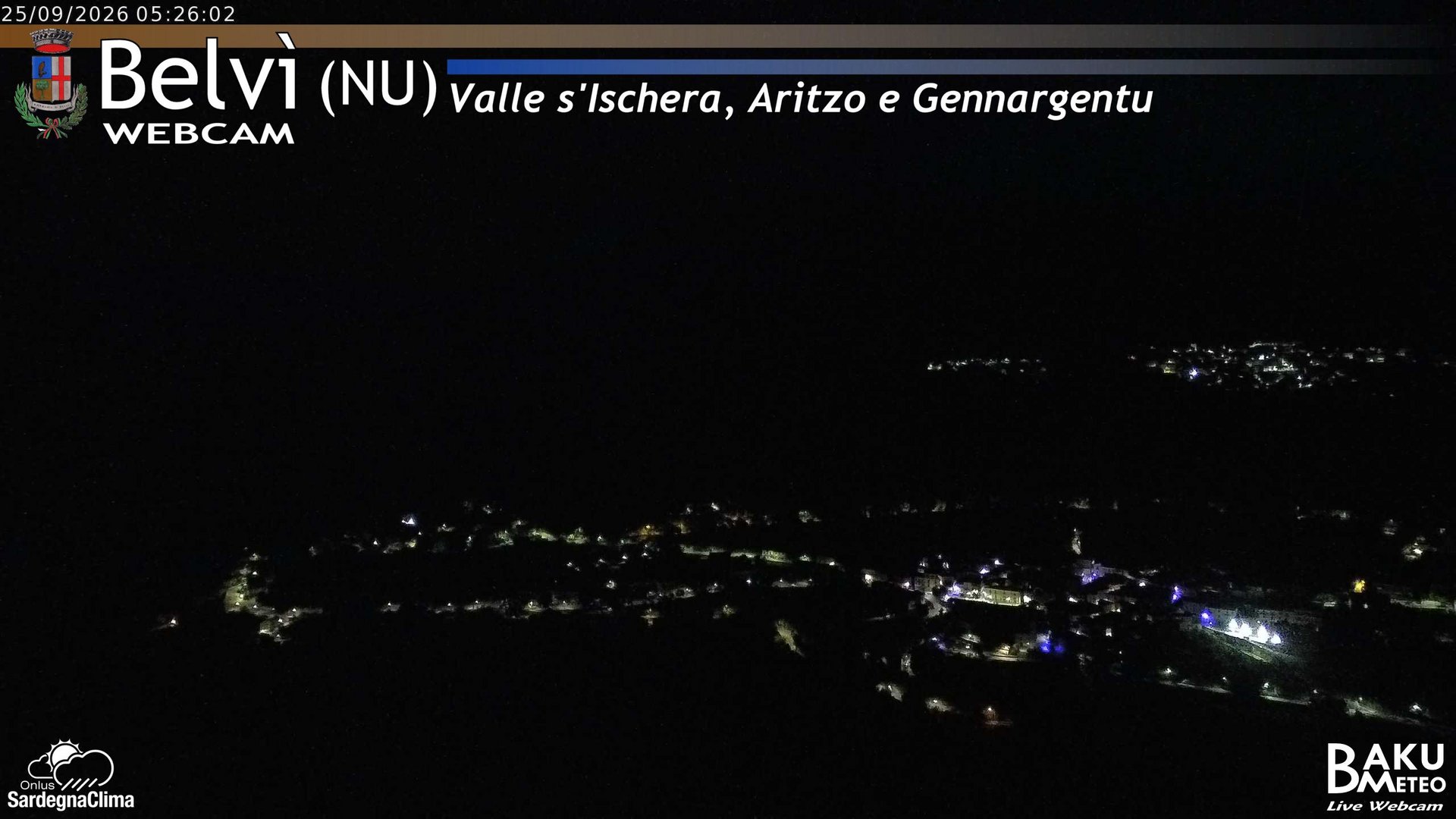 time-lapse frame, Belvì webcam