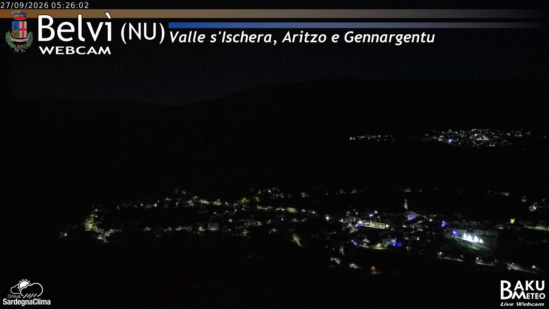 time-lapse frame, Belvì webcam