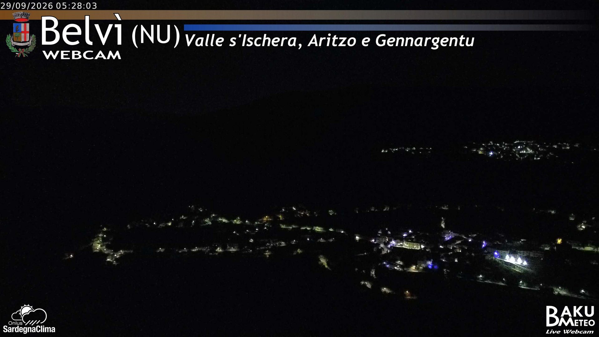 time-lapse frame, Belvì webcam