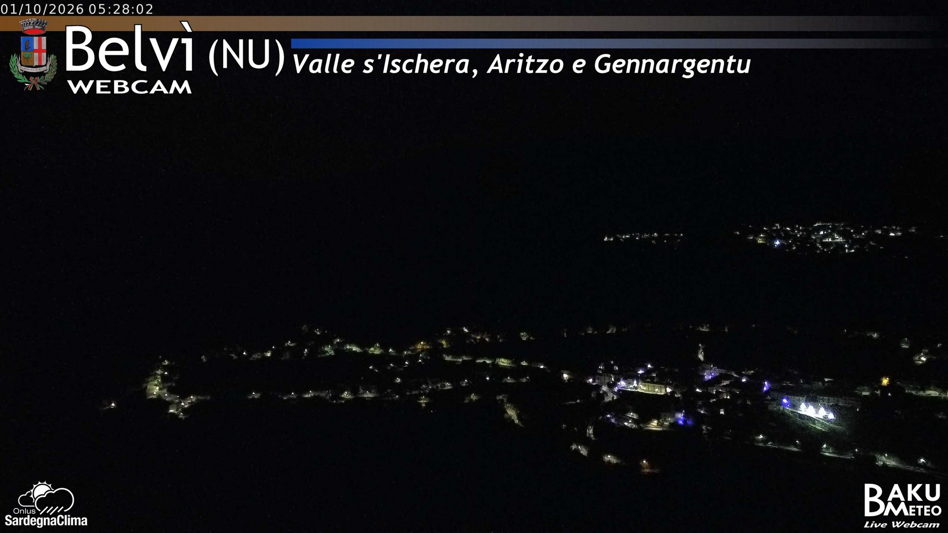 time-lapse frame, Belvì webcam