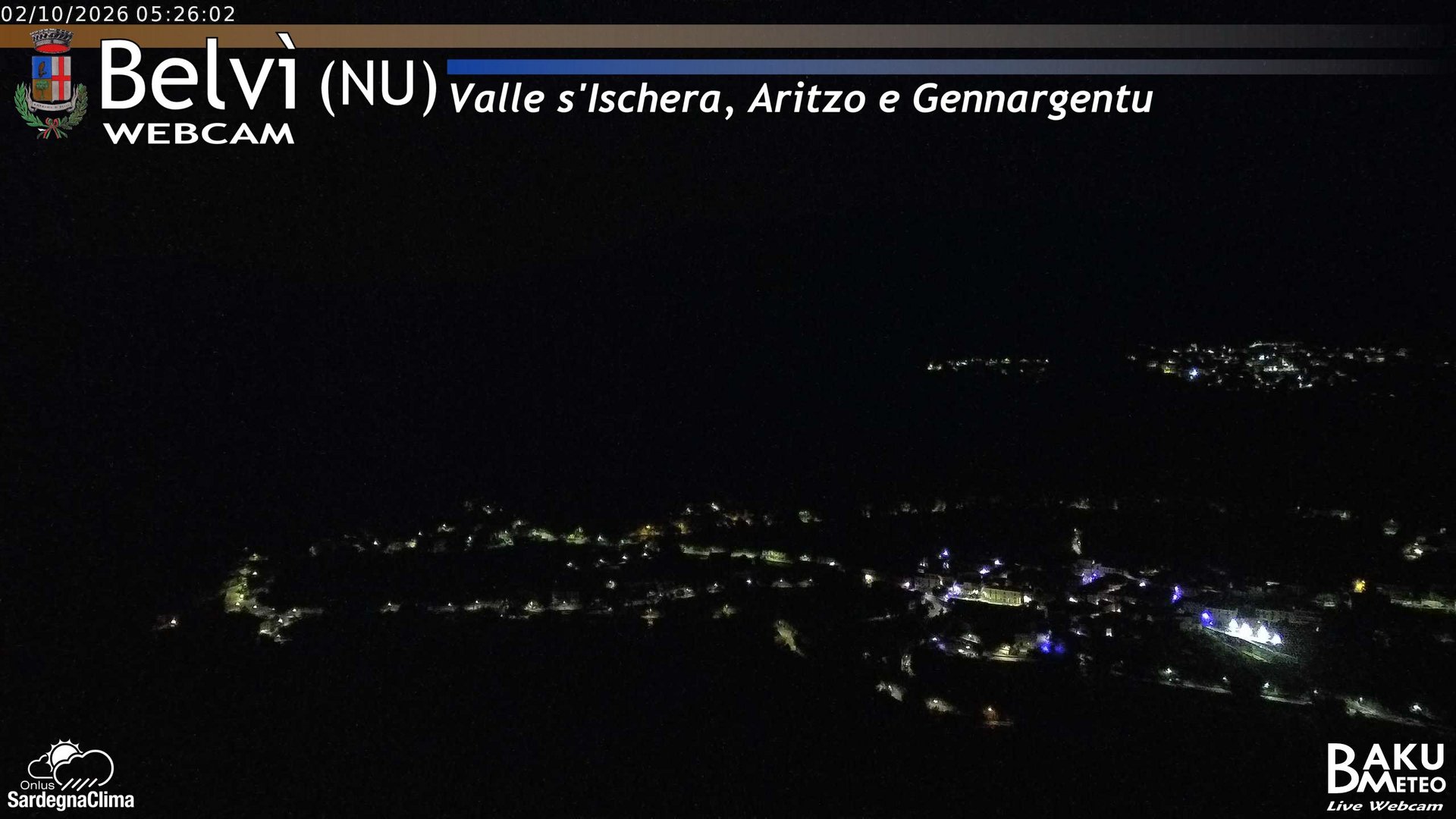 time-lapse frame, Belvì webcam