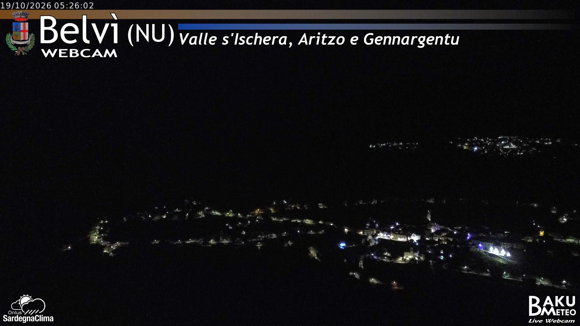 time-lapse frame, Belvì webcam