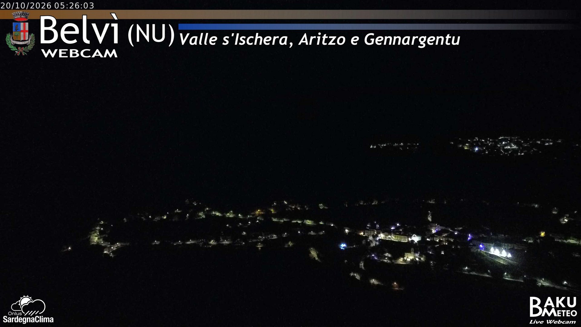 time-lapse frame, Belvì webcam