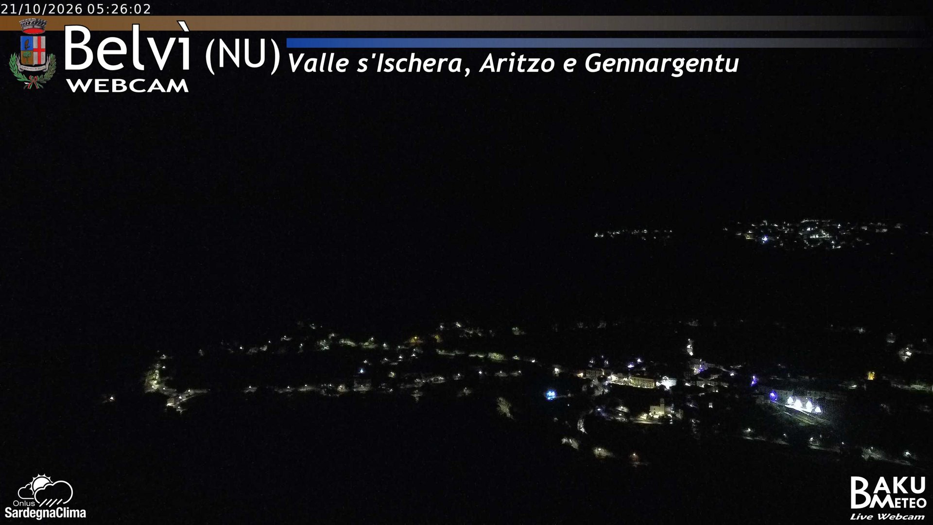 time-lapse frame, Belvì webcam