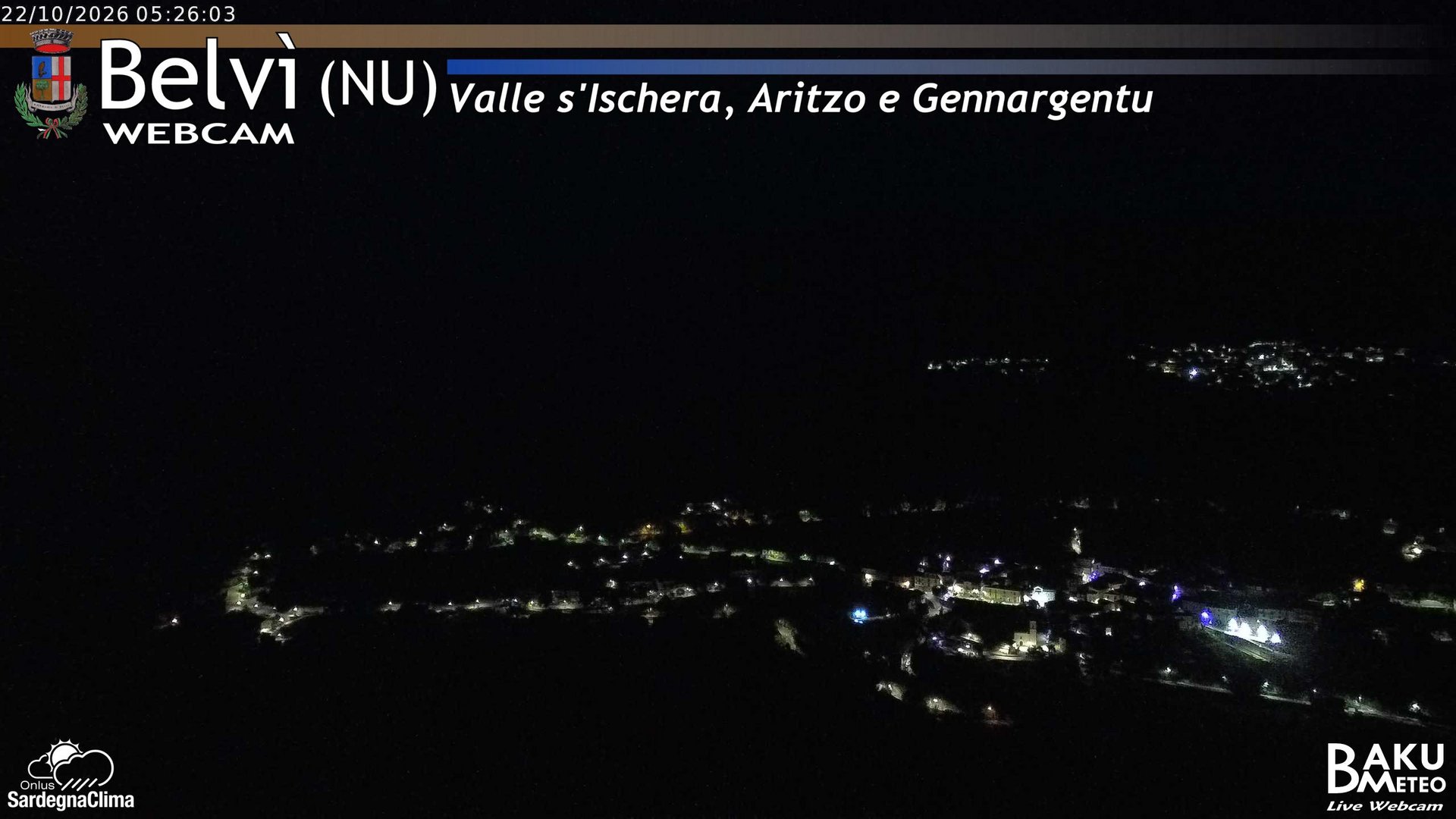 time-lapse frame, Belvì webcam