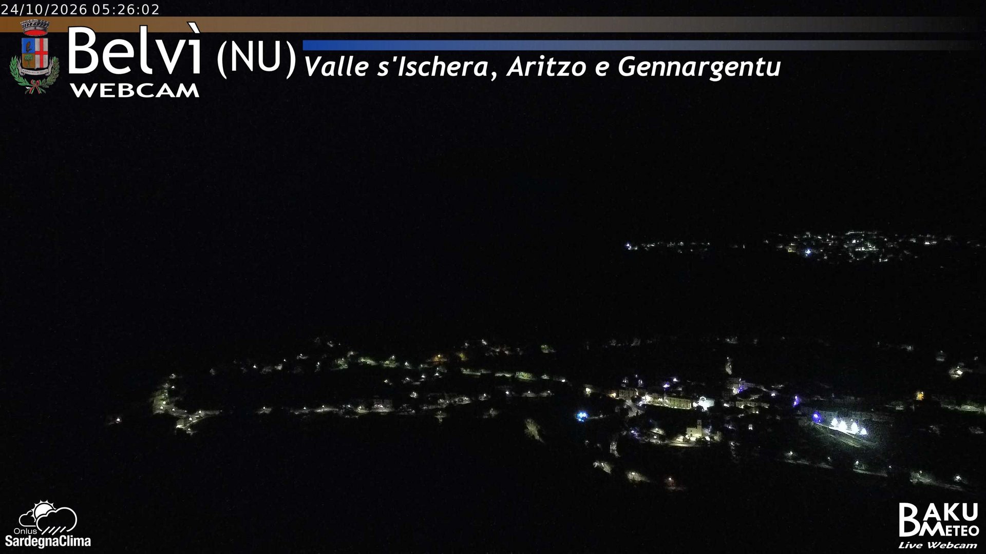 time-lapse frame, Belvì webcam