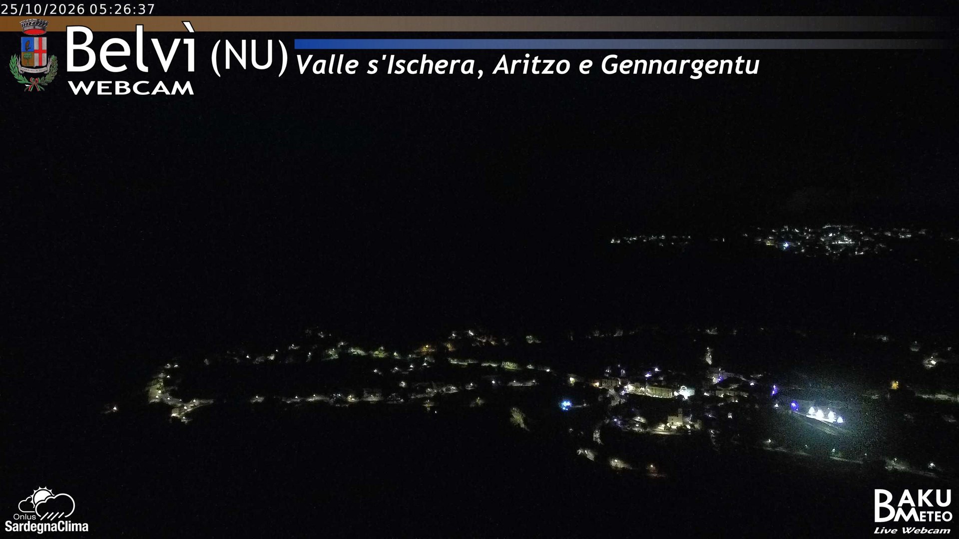 time-lapse frame, Belvì webcam