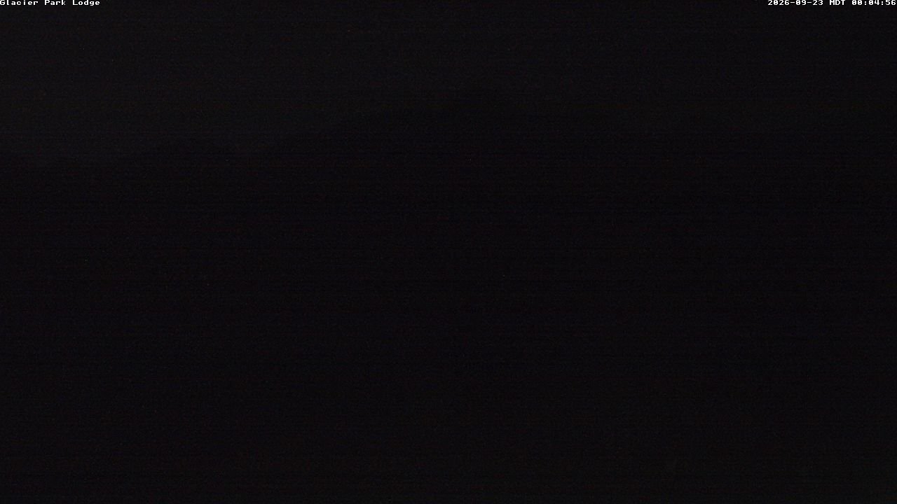 time-lapse frame, Glacier Park Lodge webcam